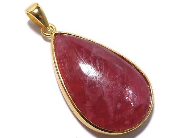 [Video][One of a kind] Rhodonite AAA Pendant 18KGP NO.26