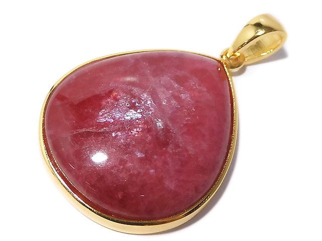 [Video][One of a kind] Rhodonite AAA Pendant 18KGP NO.27