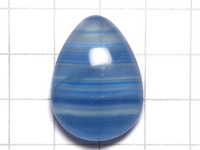 [Video][One of a kind] Natural Blue Calcite AAA Cabochon 1pc NO.184