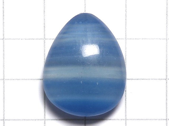 [Video][One of a kind] Natural Blue Calcite AAA Cabochon 1pc NO.186