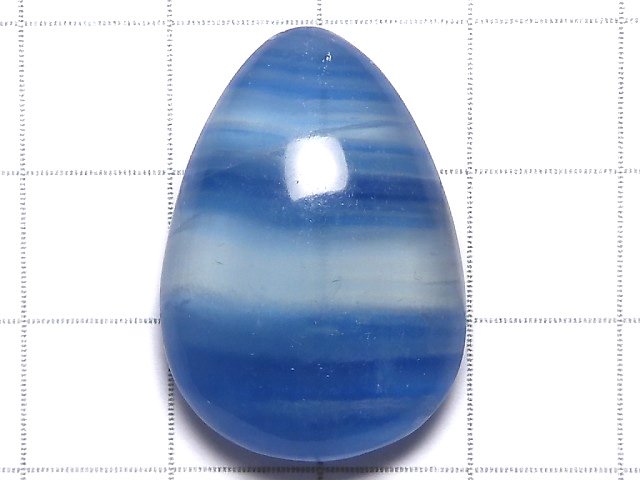 [Video][One of a kind] Natural Blue Calcite AAA Cabochon 1pc NO.190