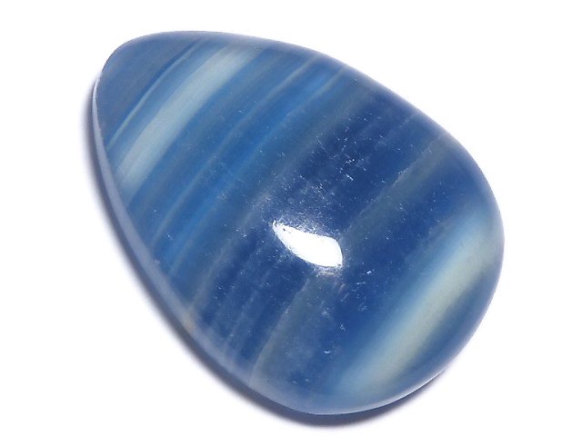 [Video][One of a kind] Natural Blue Calcite AAA Cabochon 1pc NO.194