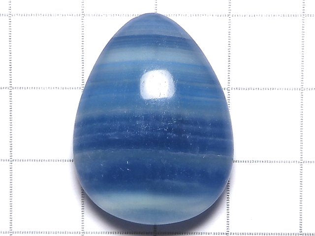 [Video][One of a kind] Natural Blue Calcite AAA Cabochon 1pc NO.194