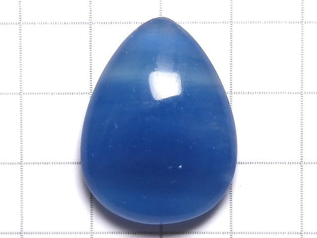 [Video][One of a kind] Natural Blue Calcite AAA Cabochon 1pc NO.196