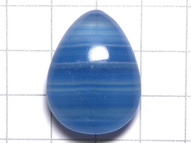 [Video][One of a kind] Natural Blue Calcite AAA Cabochon 1pc NO.197