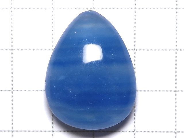 [Video][One of a kind] Natural Blue Calcite AAA Cabochon 1pc NO.198