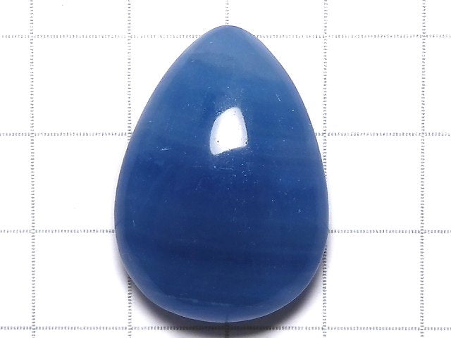 [Video][One of a kind] Natural Blue Calcite AAA Cabochon 1pc NO.200