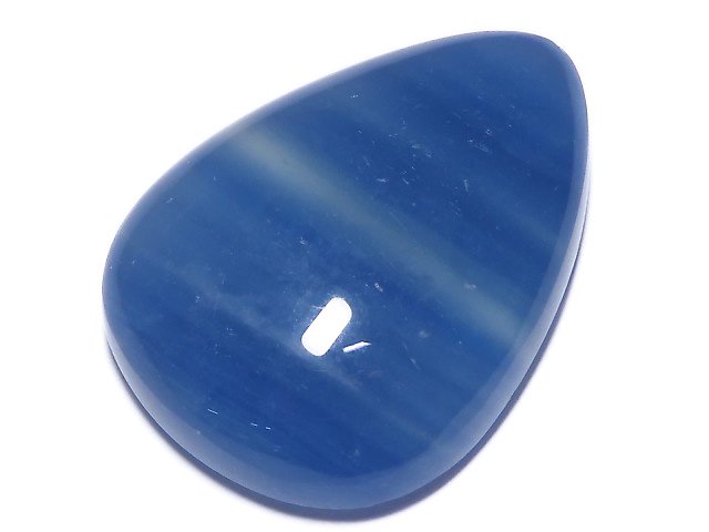 [Video][One of a kind] Natural Blue Calcite AAA Cabochon 1pc NO.201