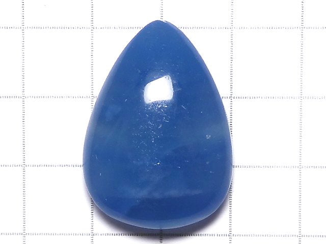 [Video][One of a kind] Natural Blue Calcite AAA Cabochon 1pc NO.201