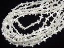 [Video] Mother of Pearl MOP White Cross 15x10mm 1strand beads (aprx.15inch/36cm)