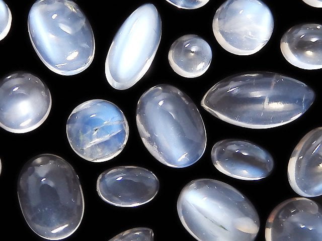 [Video][One of a kind] Ceylon Moonstone Cabochon 97pcs Set NO.2