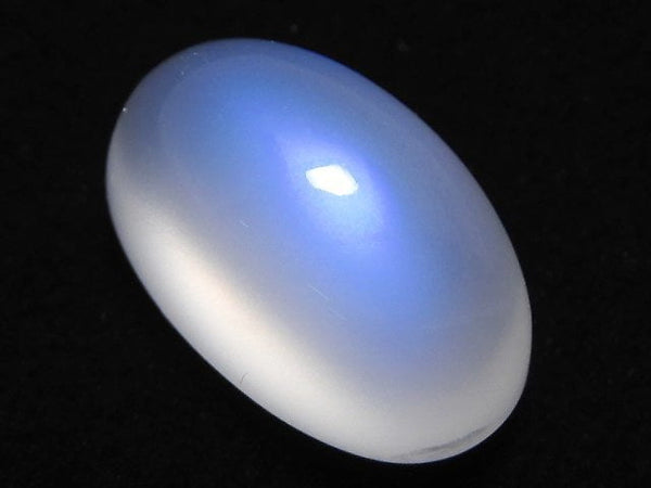 [Video][One of a kind] High Quality Sri Lankan Royal Blue Moonstone AAA Cabochon 1pc NO.63