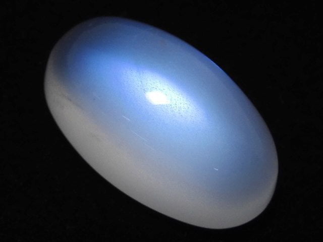 [Video][One of a kind] High Quality Sri Lankan Royal Blue Moonstone AAA Cabochon 1pc NO.67