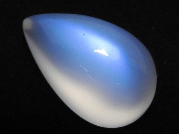 [Video][One of a kind] High Quality Sri Lankan Royal Blue Moonstone AAA Cabochon 1pc NO.68