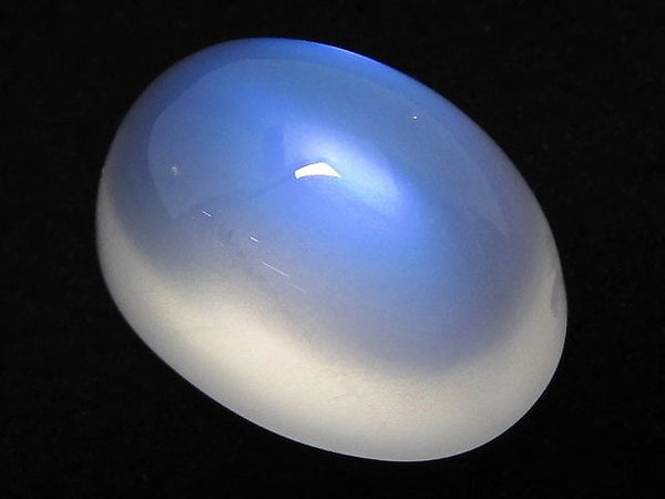 [Video][One of a kind] High Quality Sri Lankan Royal Blue Moonstone AAA Cabochon 1pc NO.69