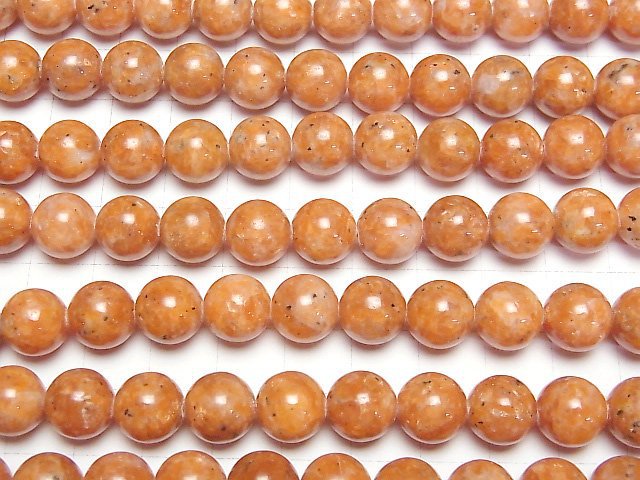 [Video] Orange Calcite AA Round 10mm half or 1strand beads (aprx.15inch/37cm)