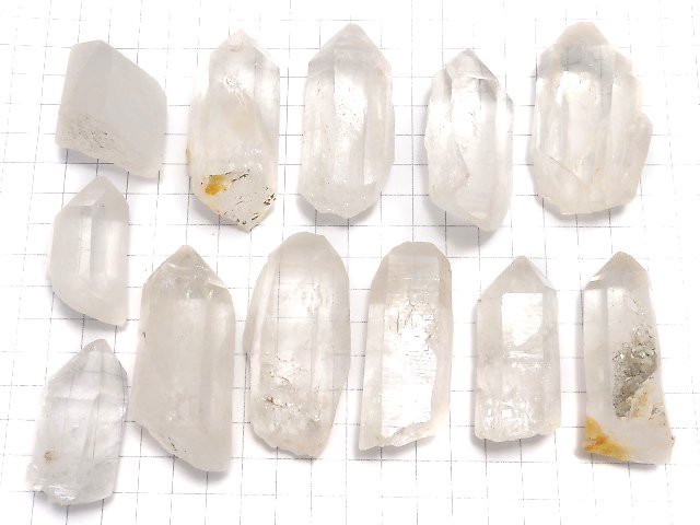 [Video][One of a kind] Himalayan Quartz Raw Stone 12pcs Set NO.2