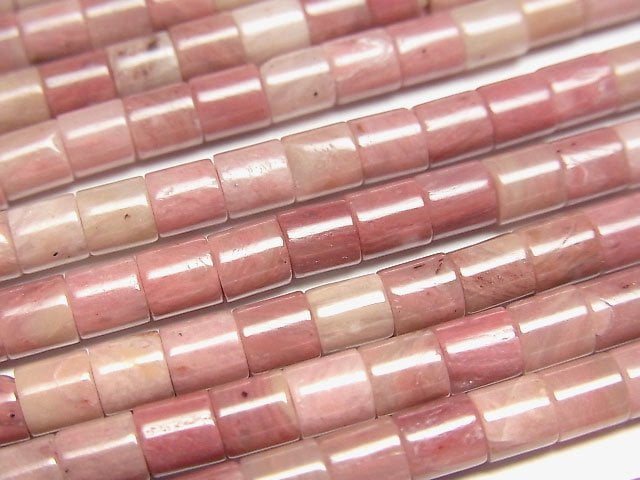 [Video]Siliceous Schist AA++ Tube 4x4x4mm 1strand beads (aprx.15inch/36cm)