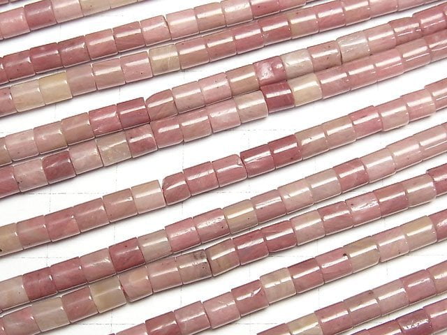 [Video]Siliceous Schist AA++ Tube 4x4x4mm 1strand beads (aprx.15inch/36cm)