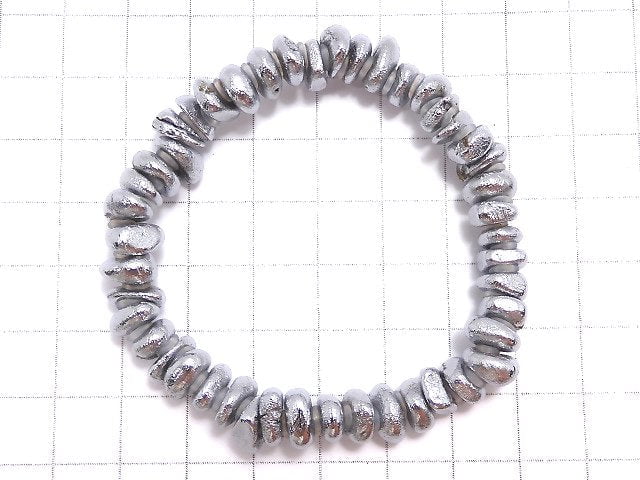 [Video][One of a kind] Meteorite (Muonionalusta) Nugget Bracelet NO.19