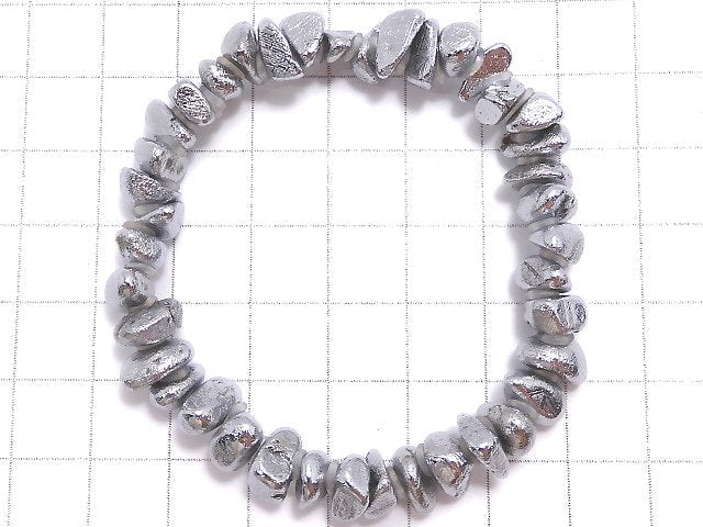 [Video][One of a kind] Meteorite (Muonionalusta) Nugget Bracelet NO.21