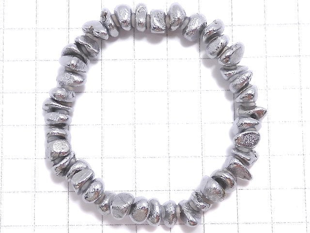 [Video][One of a kind] Meteorite (Muonionalusta) Nugget Bracelet NO.25