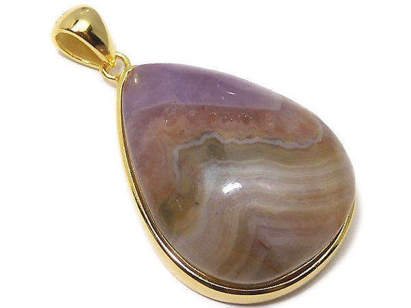 [Video][One of a kind] Amethyst Pendant 18KGP NO.3