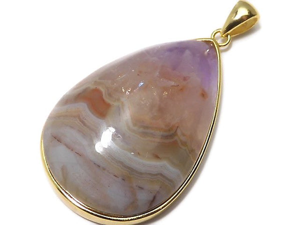 [Video][One of a kind] Amethyst Pendant 18KGP NO.9