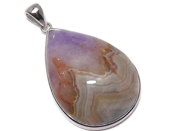 [Video][One of a kind] Amethyst Agate Pendant Silver925 NO.11