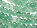 [Video] Green color Chalcedony Round 6mm 1strand beads (aprx.14inch/35cm)