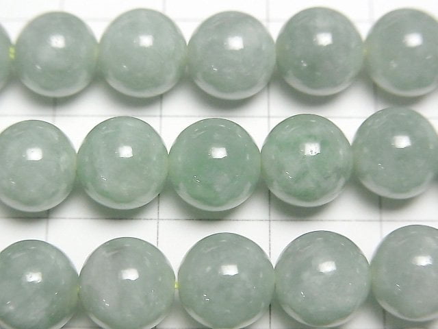 [Video] Burmese Jadeite AAA Round 8mm 1/4-1strand beads (aprx.15inch/38cm)