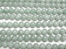 [Video] High-quality Burmese Jadeite AAA Round 8mm 1/4-1strand beads (approx. 15 inches/38 cm)