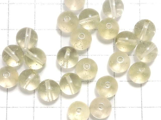 [Video] Libyan Desert Glass Round 8mm 1pc