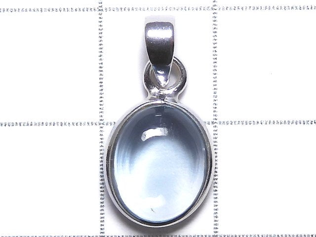 [Video][One of a kind] High Quality Sky Blue Topaz AAA Pendant Silver925 NO.106