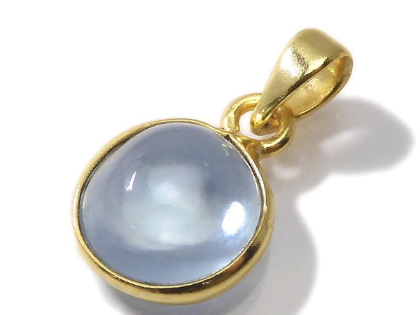 [Video][One of a kind] High Quality Sky Blue Topaz AAA Pendant 18KGP NO.115