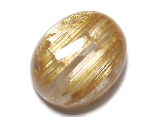 [Video][One of a kind] High Quality Rutilated Quartz AAA Cabochon 1pc NO.50