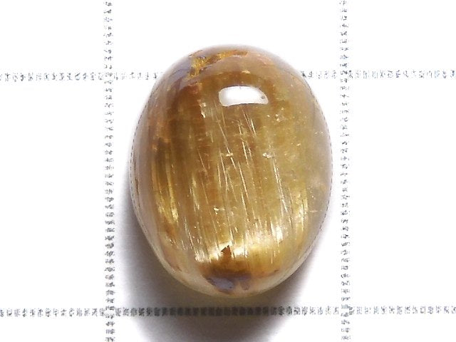 [Video][One of a kind] High Quality Rutilated Quartz AAA Cabochon 1pc NO.52