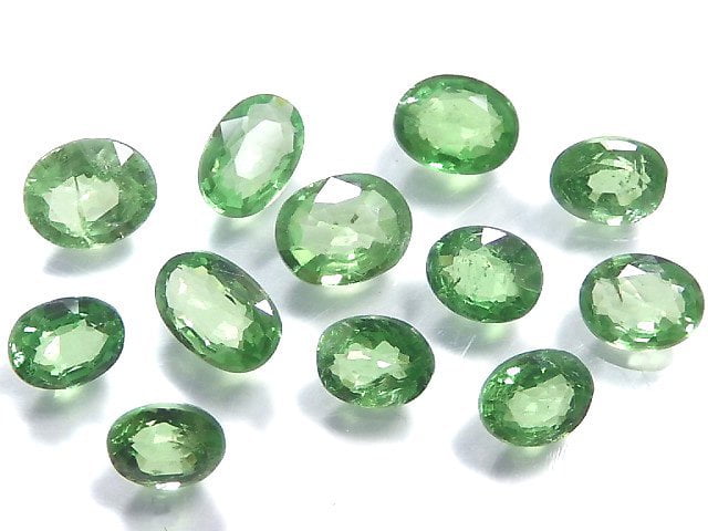 [Video][One of a kind] High Quality Tsavorite Garnet AAA- Loose stone Faceted 12pcs Set NO.6