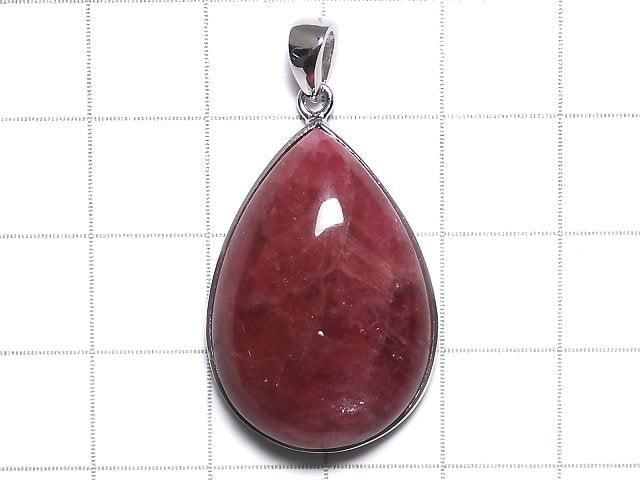 [Video][One of a kind] Rhodonite AAA Pendant Silver925 NO.33