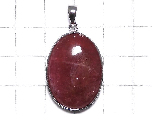 [Video][One of a kind] Rhodonite AAA Pendant Silver925 NO.34