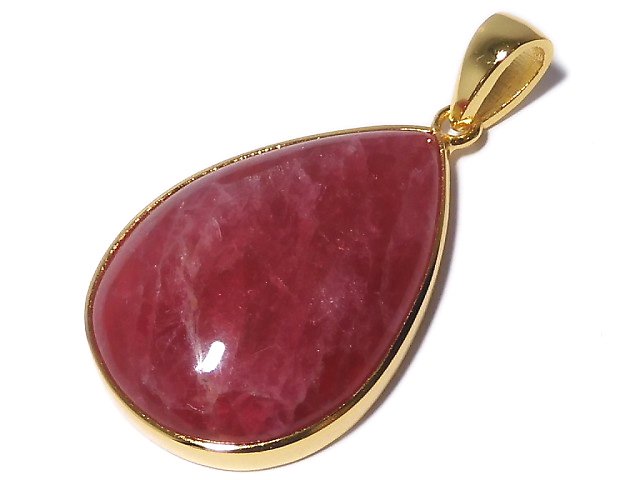 [Video][One of a kind] Rhodonite AAA Pendant 18KGP NO.36