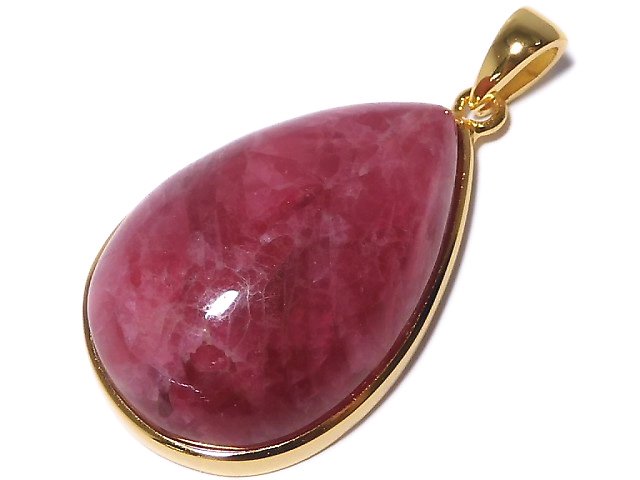 [Video][One of a kind] Rhodonite AAA Pendant 18KGP NO.38