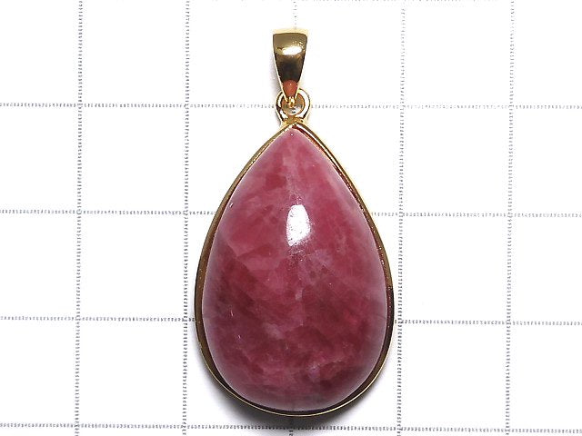 [Video][One of a kind] Rhodonite AAA Pendant 18KGP NO.38