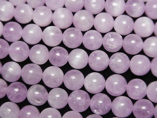 [Video] Kunzite AAA- Round 6mm half or 1strand beads (aprx.15inch/38cm)