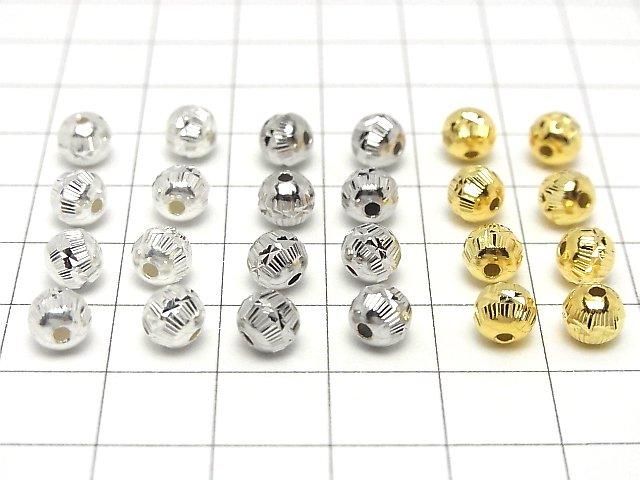 Silver925  Rondelle 6mm [No coating ][Rhodium Plated ][18KGP] NO.2 3pcs