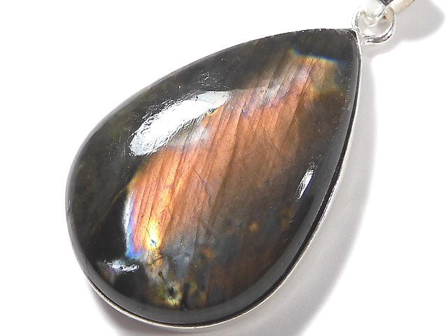 [Video][One of a kind] Labradorite AAA Pendant Silver925 NO.236