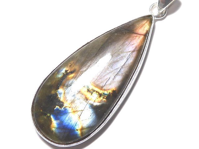 [Video][One of a kind] Labradorite AAA Pendant Silver925 NO.237