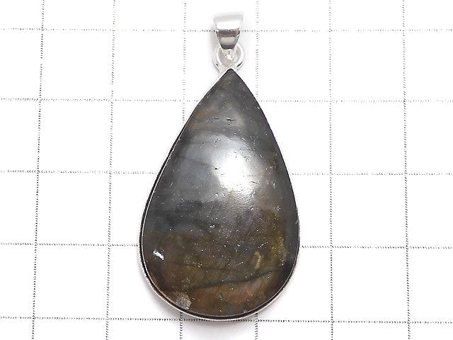 [Video][One of a kind] Labradorite AAA Pendant Silver925 NO.239