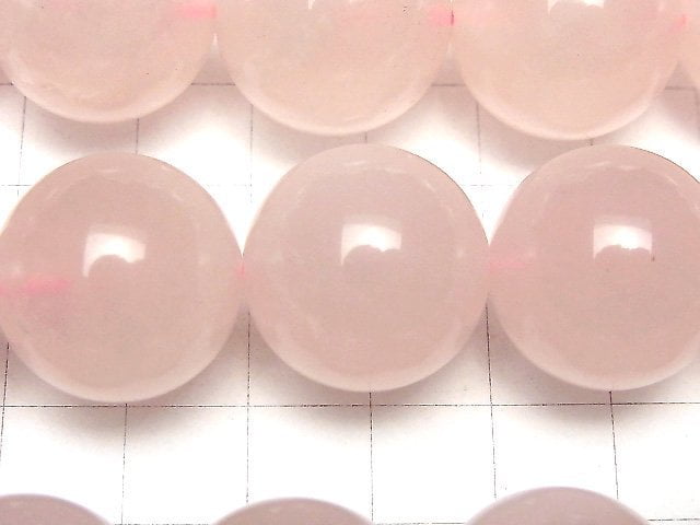 [Video]Rose Quartz AAA- Round 20mm half or 1strand beads (aprx.15inch/36cm)