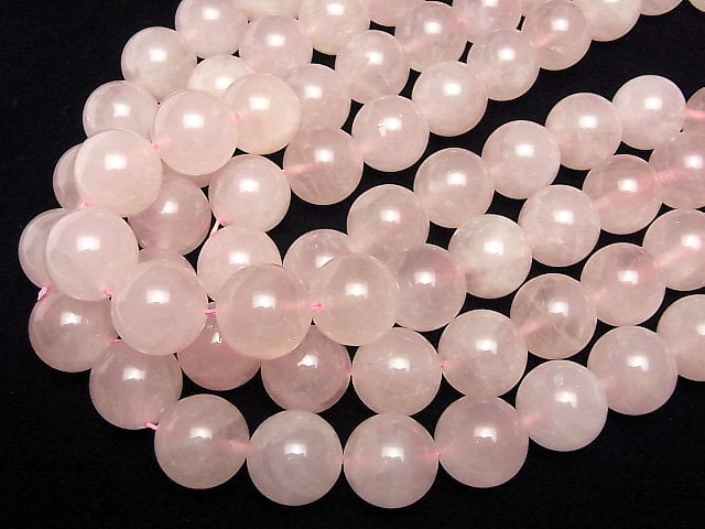 [Video]Rose Quartz AAA- Round 20mm half or 1strand beads (aprx.15inch/36cm)